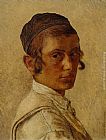 Isidor Kaufmann Portrait of a Young Orthodox Boy painting